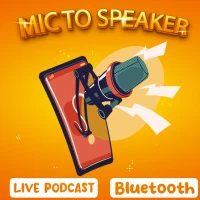 Live Mic To Bluetooth Speaker