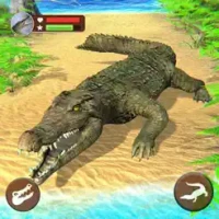 Wild Crocodile Family Sim