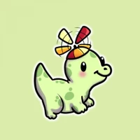 Dino Sticker