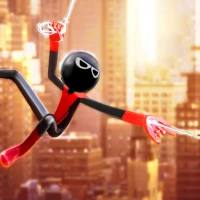 Spider Stickman Rope Hero Game