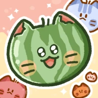 Cat Watermelon - Merge Game